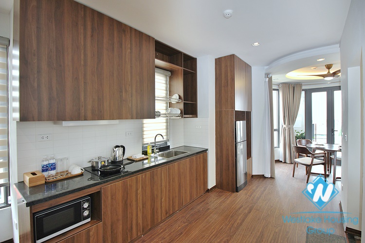 A well-decorated duplex 2 bedrooms apartment for rent in Au Co st, Tay Ho